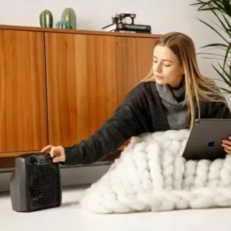   Hordozható elektromos fűtőtest, 2000W, ventilátor + termosztát, New Gobi, TAURUS