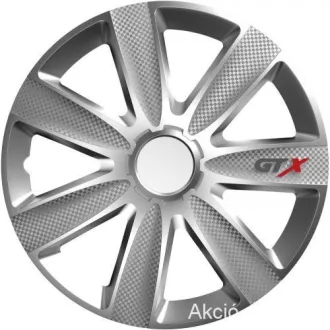 DÍSZTÁRCSA 14" GTX CARBON SILVER 4db.