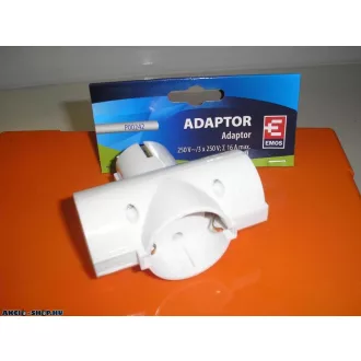 T-elosztó 3-as földelt hálózati elosztó