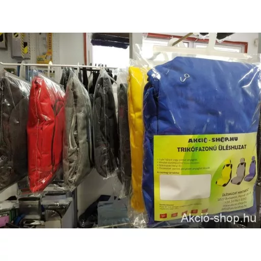 Pamut Trikó autó üléshuzat Prémium minőség EXTRA méret 18 színben