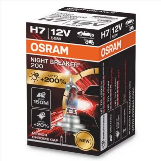   Izzó 12V/H7/55W/1db Osram Night Breaker 220 + 220% 64210NB220
