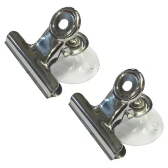 Tapadókorongos irattartó csipesszel 2db-os