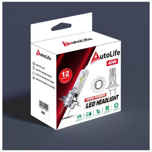 2DB-os H7 fényszóró LED szett 12V Hideg fehér fény