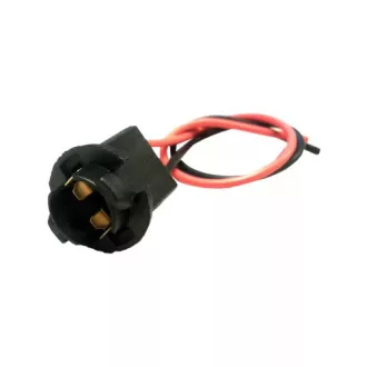   Izzófoglalat T10 5W üvegfejű izzóhoz W5W vezetékes ,gumis