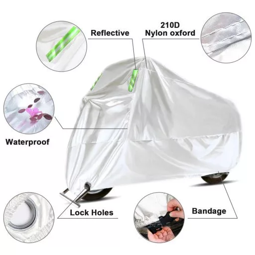 3 rétegű M méretű Premium motorponyva 240x105x140cm