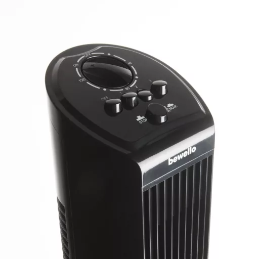 Oszlopventilátor - 220-240V, 45 W - fekete