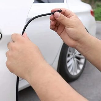 Ajtóvédő hosszú 65 cm Fekete