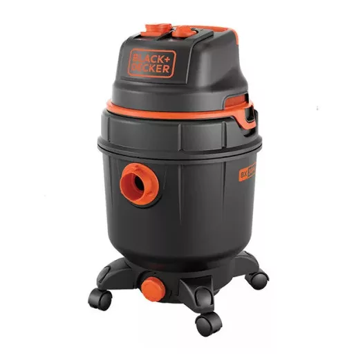 Száraz-nedves porszívó 30L, 1600W, Kisgépcsatlakozóval, BLACK+DECKER BXVC30PTDE