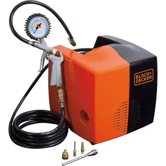   Hordozható légkompresszor 8bar 1,1kW, 180L/min, Black+Decker