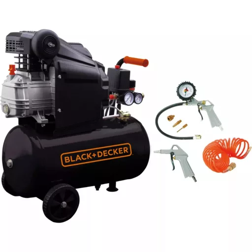 Black & Decker BD 205/24 Kompresszor, 24L, 2LE, 8 Bar