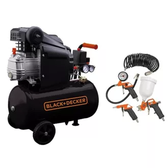 Black & Decker BD 205/24 Kompresszor, 24L, 2LE, 8 Bar