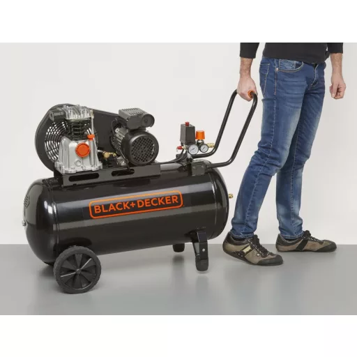 Black & Decker Légkompresszor,olajos 2henger 100L BD320/100-3M
