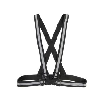 Fényvisszaverő mellény, láthatósági övpánt Fekete