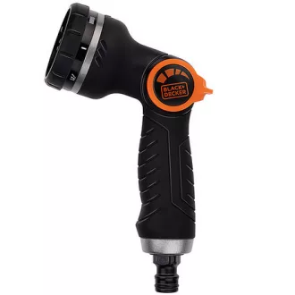   BLACK+DECKER 8 funkciós öntözőfej, locsolófej 19,5x11x5,7cm +csatlakozók BD23543