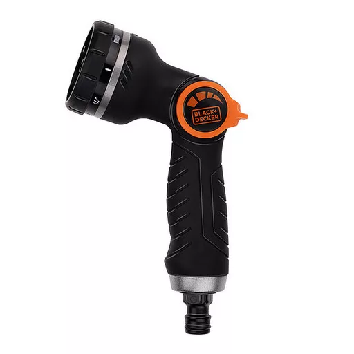 BLACK+DECKER 8 funkciós öntözőfej, locsolófej 19,5x11x5,7cm +csatlakozók BD23543