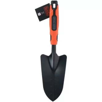 BLACK+DECKER Kézi ültetőkanál 35,5 cm fém gumírozott