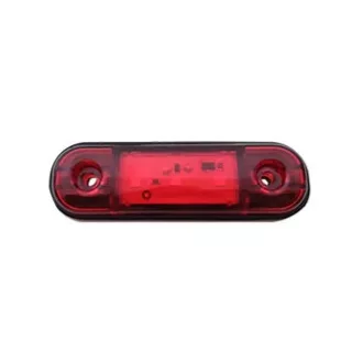 25071 3LED-es szélességjelző - piros - 12-24V