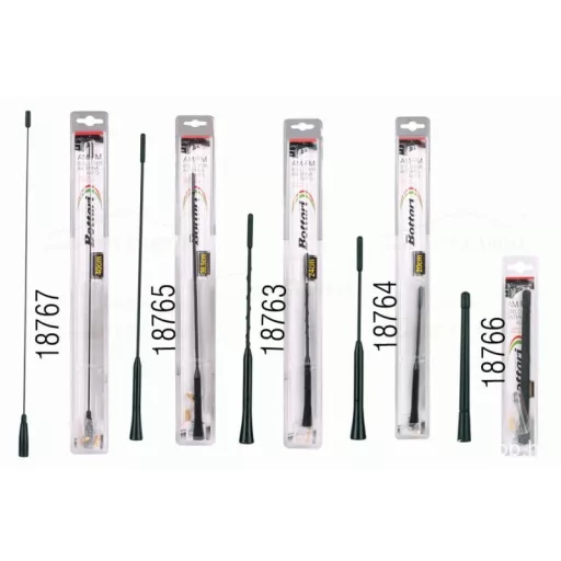 Antenna szár PÓT ANTENNA 18CM FEKETE