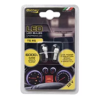 IZZÓ LED 2DB T5 R5 1SMD 5050 FEHÉR