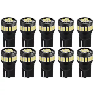 IZZÓ LED 2DB T10 SMD FEHÉR W5W 24db mikro SMD