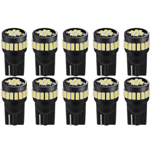 IZZÓ LED 2DB T10 SMD FEHÉR W5W 24db mikro SMD