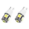 IZZÓ LED 2DB T10 W5W 5SMD 5050 FEHÉR