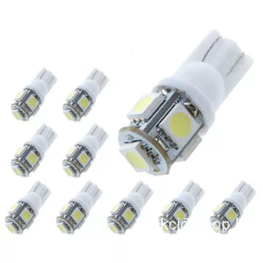 IZZÓ LED 2DB T10 W5W 5SMD 5050 FEHÉR