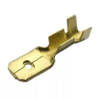 Csúszósaru ,kábelvég 6,3mm (Apa) 100db