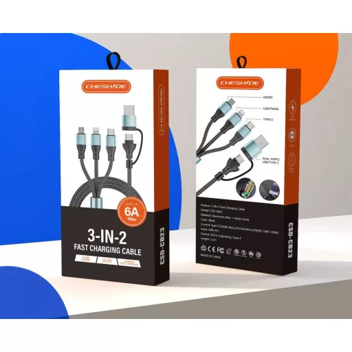 3IN2 töltő különböző töltőfejekkel - 5A 12-24V