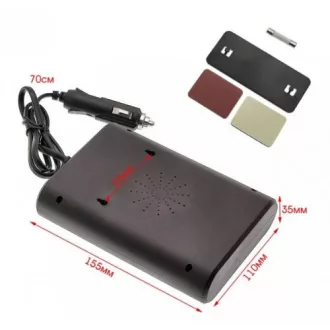   Inverter Feszültségátalakító, 150W AC 230V-ra, 2 hálózati csatlakozóval, 4 USB - 2 Type-C porttal és 1 szivargyújtó aljzat