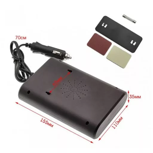Inverter Feszültségátalakító, 150W AC 230V-ra, 2 hálózati csatlakozóval, 4 USB - 2 Type-C porttal és 1 szivargyújtó aljzat