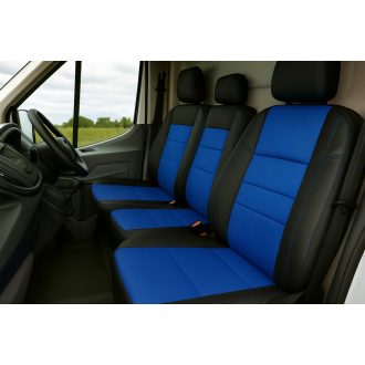   Üléshuzat 1+2 ülés Kisteherautó, Furgon első 3 ülés Kék-fekete