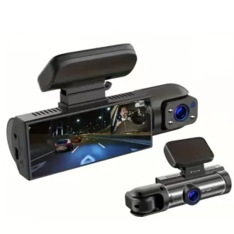   Menetrögzítő kamera HD 1080P Kettős Kamera Autós DVR Éjszakai Látással