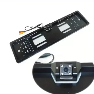   Rendszámtábla keretbe integrált tolatókamera Éjjel-nappali 12V