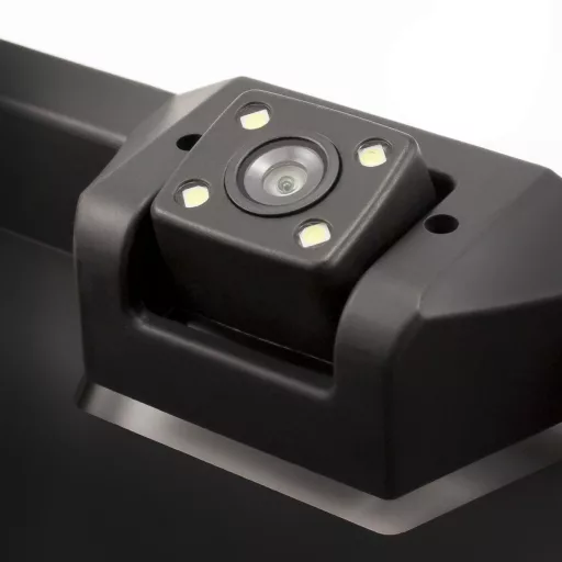 Rendszámtábla keretbe integrált tolatókamera Éjjel-nappali 12V