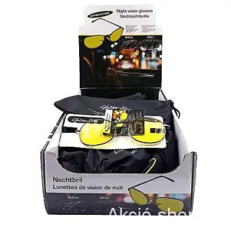   "Éjjellátó" nagy kontrasztos szemüveg Night Vision, fém keretes