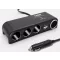13283 Szivargyújtó elosztó 3-as + 2 USB aljzat + Öngyújtó aljzat 12/24V - MAX 120W
