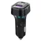 Szivargyújtós gyorstöltő 45W – PD Type-C + USB, RGB világítással és beépített voltmérővel