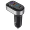 Szivargyújtós autós töltő – 4 portos (2× 15W USB + 2× 15W Type-C), beépített voltmérővel