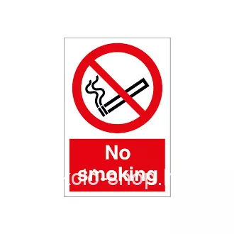NO SMOKING Tábla , matrica