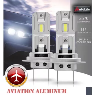   AL-H4 LED Autós Fényszóró - 12V - 40W - 4000lm - CANBUS párban Plug & Play IP68 REF:Pilot 57700 12V Halo Led Cyber Series