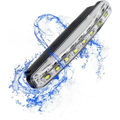 8LED-es Nappali menetfény - E jeles - ON/OFF funkció