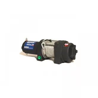   Husar Winch Csörlő 12V 1587 Kg 3500 Lbs 12M Acél Kábellal