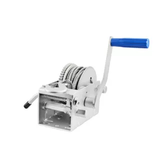   Husar Winch Csörlő Kézi 1500 Kg 3300 Lbs 8M Acél Kábellal