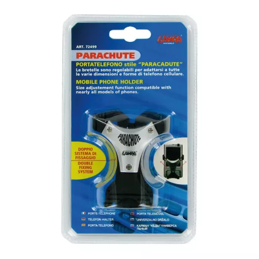 Telefontartó Parachute,  Szellőzőre/Öntapadós