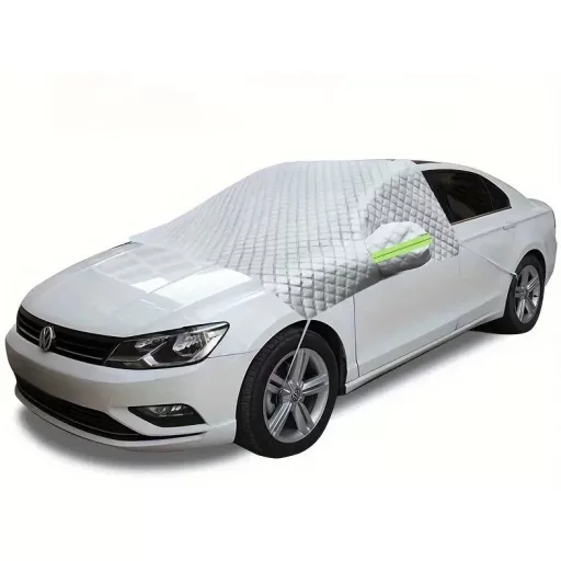 Szélvédő és tükör takaró ponyva