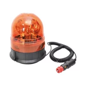 FORGÓLÁMPA 12V SÁRGA VILLOGÓ MÁGNESES H1 60W