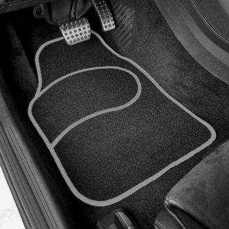 Autószőnyeg szövet TEXTIL Univerzális Fekete - Szürke