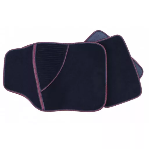 Autószőnyeg szövet TEXTIL Univerzális Fekete - Szürke
