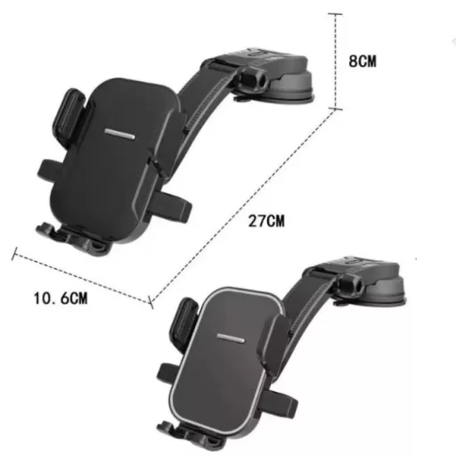 Telefon tartó műszerfalra, szélvédőre, flexibilis hosszú szárral 16921